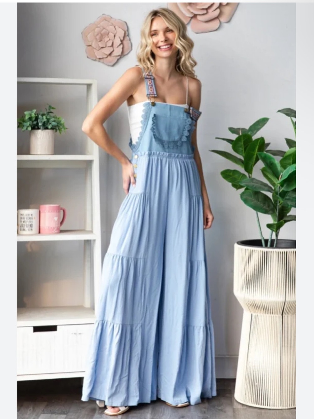 Boutique boho overalls
